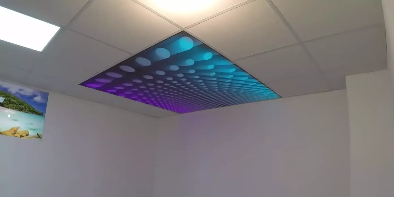3D натяжной потолок для офиса — Красногорск, Жуковского, 17, фото 1